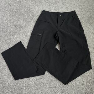 Athleta Women's Small Straight Leg Black Stretch Pants Pockets Lightweight